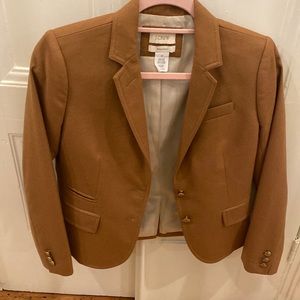 J.Crew Camel Schoolboy Wool Blazer